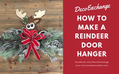 How to Make a Reindeer Door Hanger