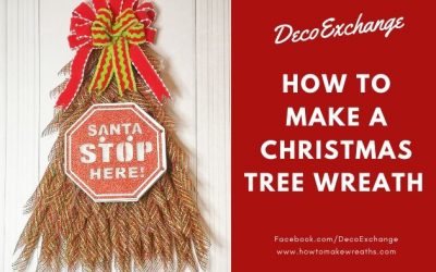 How to Make a Christmas Wreath With The UITC Triangle Board