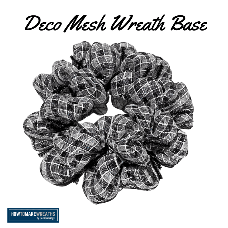 basic deco mesh wreath base