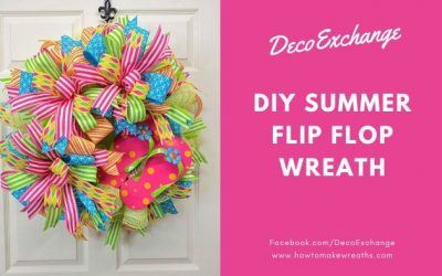 How to Make a Flip Flop Wreath