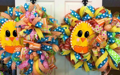 How To Make A DIY Easter Wreath With a Chick