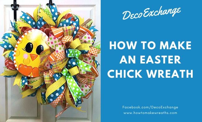 How To Make A DIY Easter Wreath With a Chick