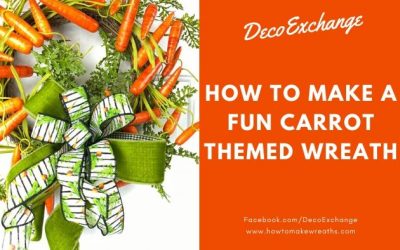 How To Make A Carrot Wreath