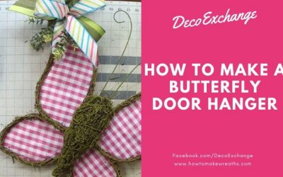 How to Make a Butterfly Door Hanger