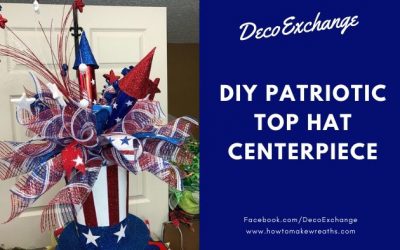 DIY Patriotic Centerpiece with a Top Hat {with Video!}