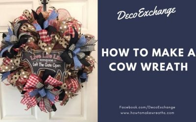DIY Cow Wreath