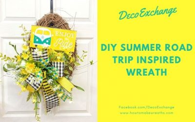 DIY Summer Road Trip Inspired Wreath