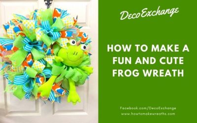 How To Make A Fun Frog Wreath