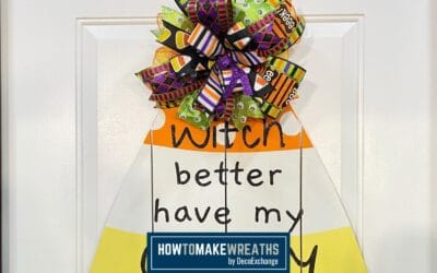 Make Your Own Candy Corn Door Hanger