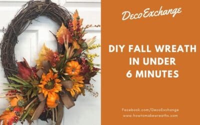 Make a Designer DIY Fall Wreath in Under 6 Minutes