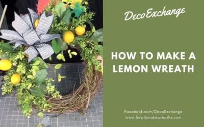 How to Make a Lemon Wreath
