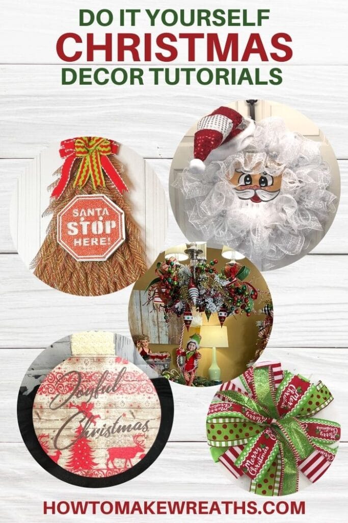 Santa face wreath, Christmas Tree UITC Board wreath, christmas chandelier, decoupage Joyful christmas wood ornament sign, Christmas themed funky bow