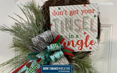 DIY Christmas Grapevine Wreath