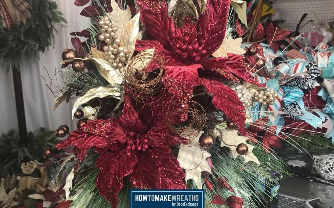 DIY Christmas Floral Arrangement
