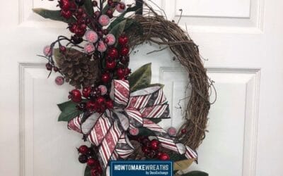 4-Piece Grapevine Christmas Wreath