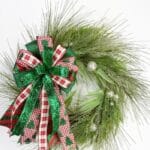 How to Make a Christmas Glitter Bow by Hand