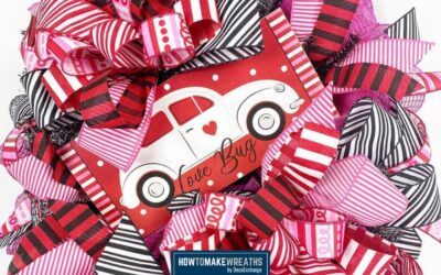 Valentine Love Bug Wreath
