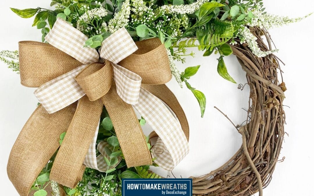 Simple Basic Grapevine Wreath Idea