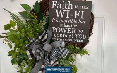 Make Your Own Faith Grapevine Wreath