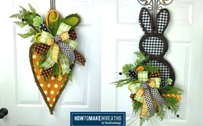 Quick and Easy Spring Door Decor Hangers