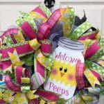 How to Make a Spring Chick Wreath
