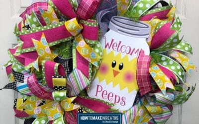 How To Make A Spring Chick Wreath