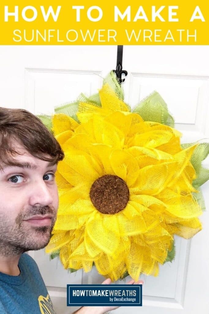 How to Make a Sunflower Wreath
