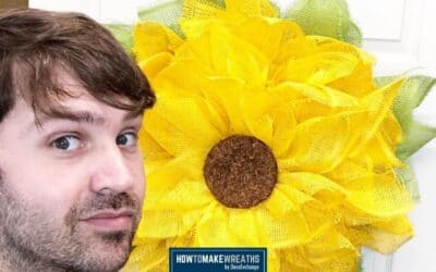 How To Make A DIY Sunflower Wreath