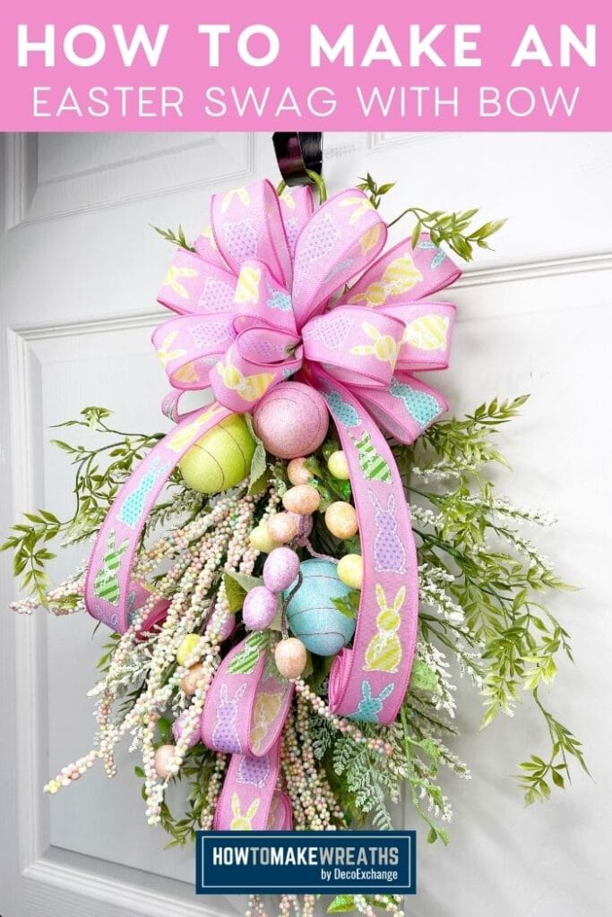 How to Make an Easter Swag With Bow