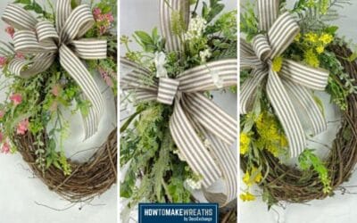 3 Spring Grapevine Wreath Kit Tutorial