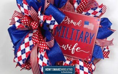 How To Make A Proud Wife Military Wreath