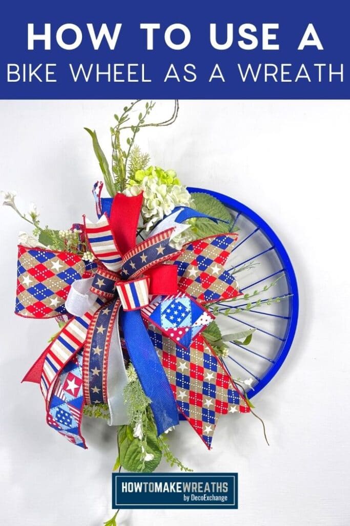 How to Use a Bike Wheel as a Wreath