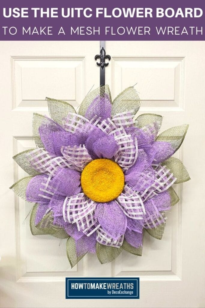 Use the UITC Board To Make a Mesh Flower Wreath