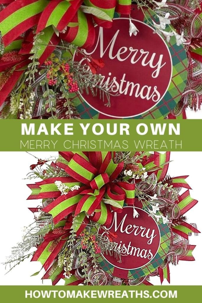 Make Your Own Merry Christmas Wreath