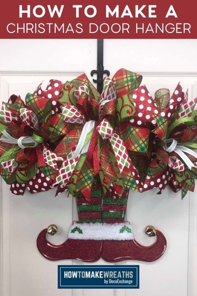 How to Make a Christmas Door Hanger