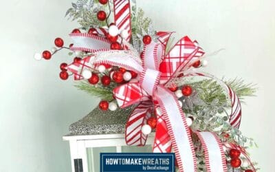 DIY Christmas Lantern Swag