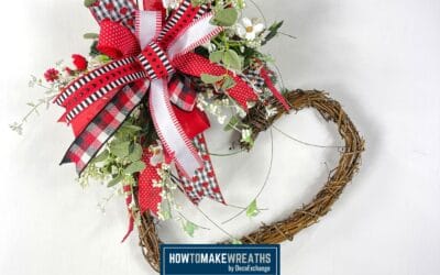 Grapevine Valentine Heart Wreath