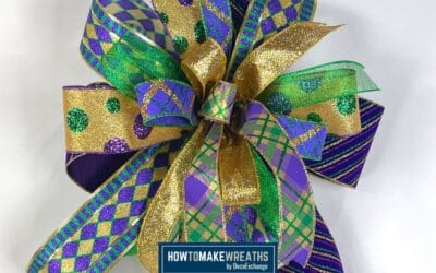 How To Make A Mardi Gras Bow With An EZ Bow Maker