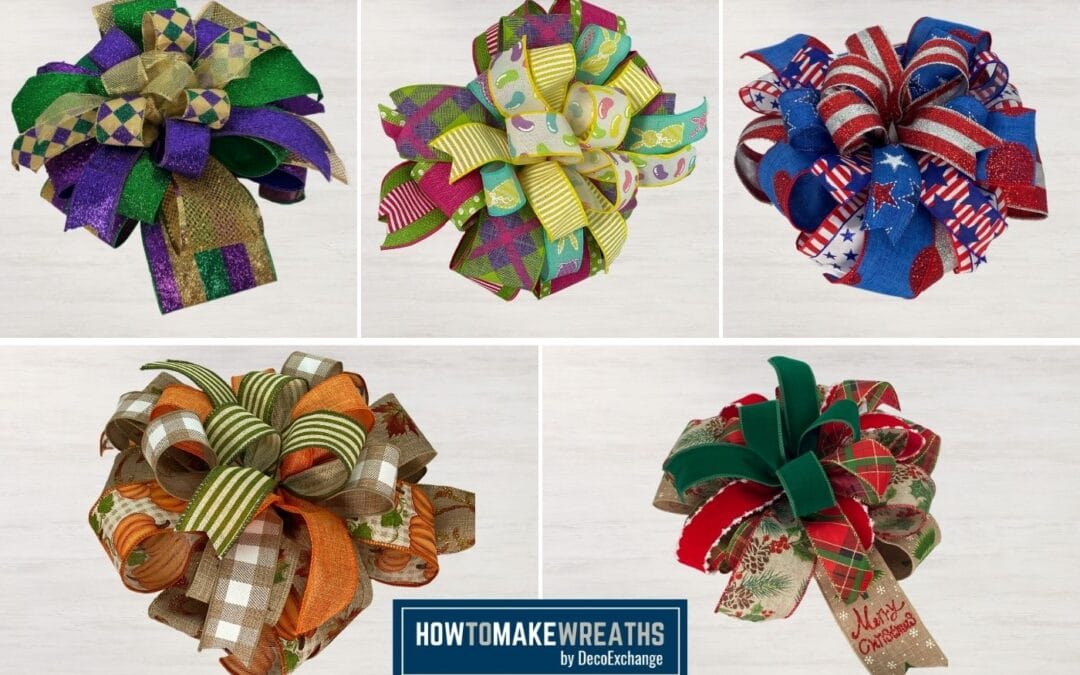 How To Make A Bow For A Wreath (Video Tutorial)