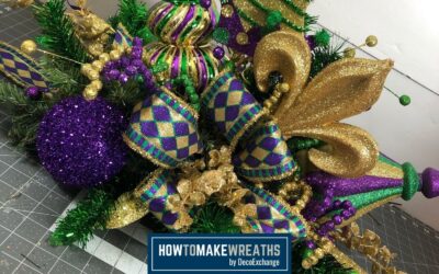 Make Your Own Mardi Gras Centerpiece