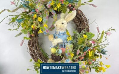 Easter Bunny Grapevine Wreath