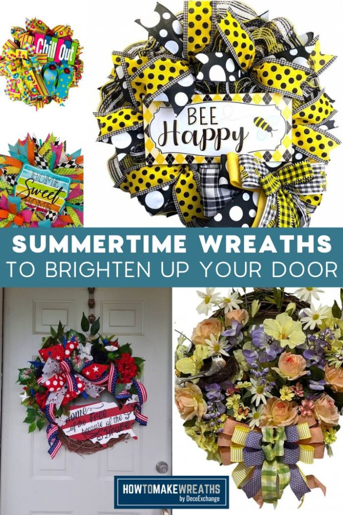 Summertime Wreaths to Brighten Up Your Door