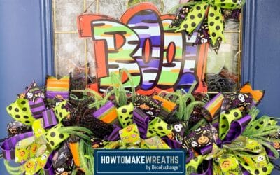 Quick And Easy Halloween Wreath Rails