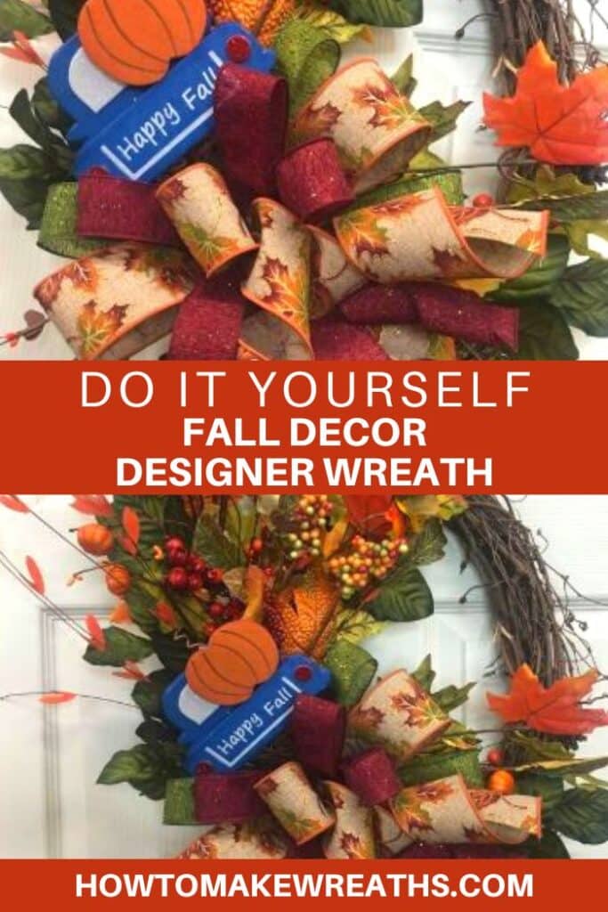 DIY Fall Decor Designer Wreath