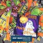 Halloween Wreath with Punny Ghost Sign Tutorial
