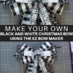 Make Your Own Stunning Black and White Bow