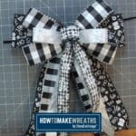 How to Make a Stunning Black and White Bow