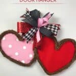 How to Make a Simple Double Heart Door Hanger