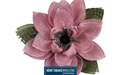 Pink Magnolia Wreath