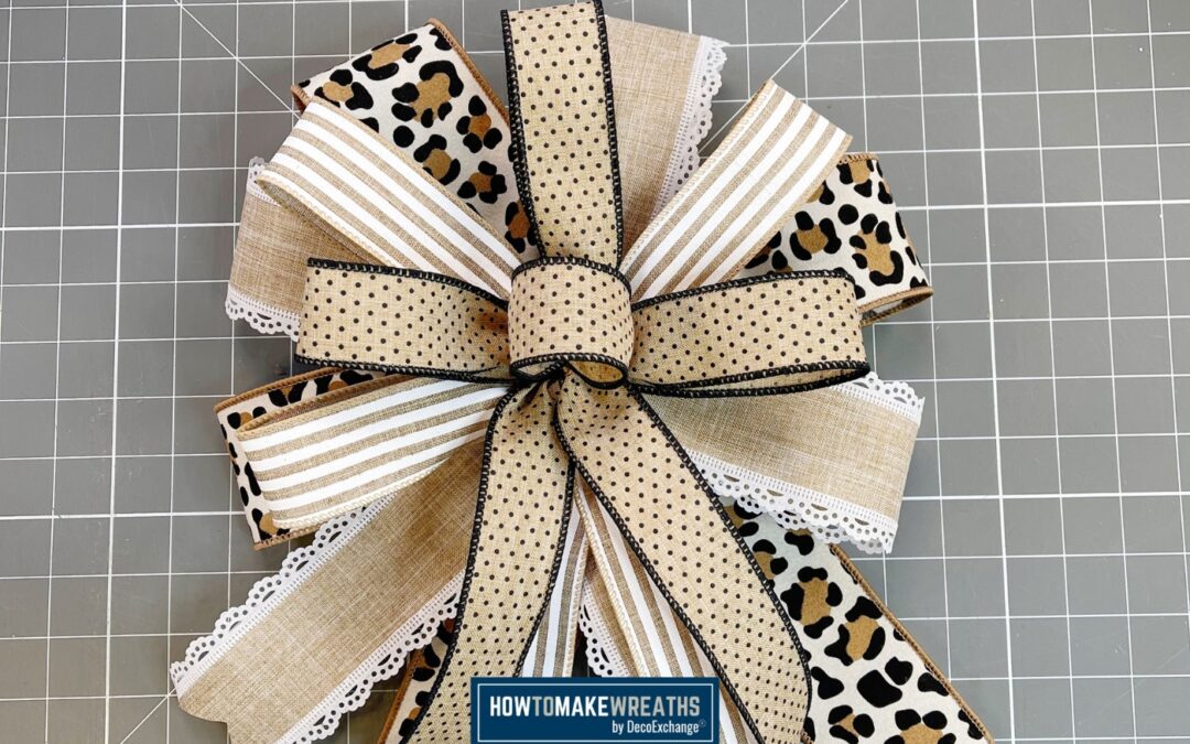 How To Make A Layered Bow For Wreath